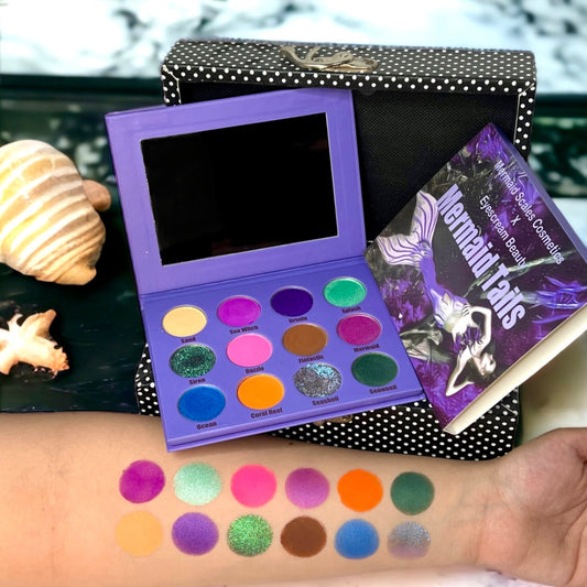"Mermaid Tails" Mermaid Scales Cosmetics x Eyescream Beauty