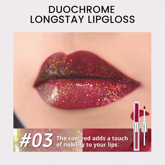 CHARMACY 2 IN 1 DUO CHROME MOISTURIZING LIP GLOSS #3